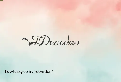 J Deardon