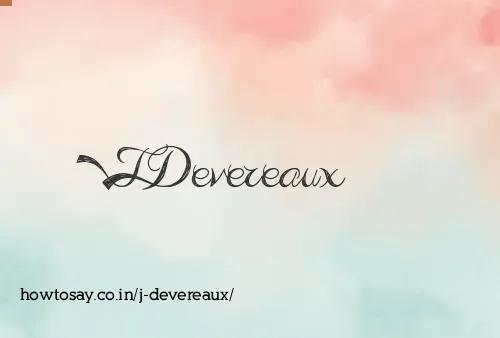 J Devereaux
