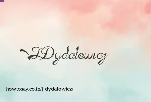J Dydalowicz