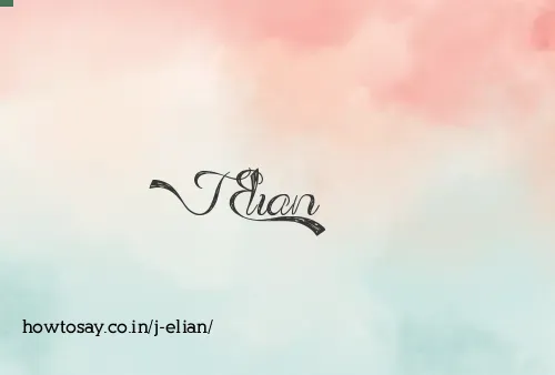 J Elian