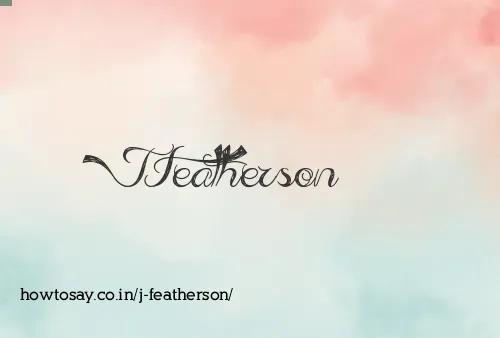 J Featherson