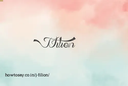 J Filion