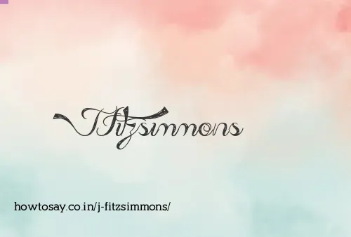 J Fitzsimmons
