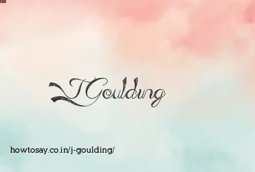 J Goulding