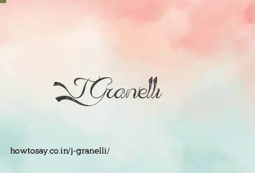 J Granelli