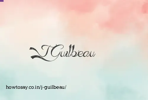 J Guilbeau