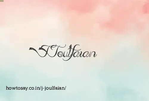 J Joulfaian
