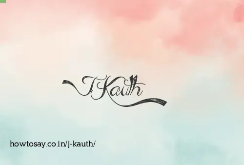 J Kauth