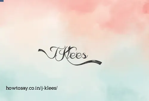 J Klees