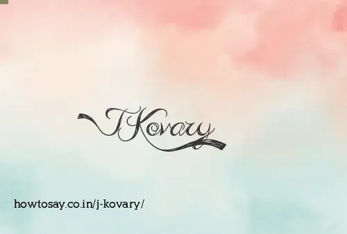 J Kovary