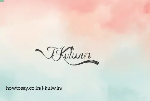 J Kulwin