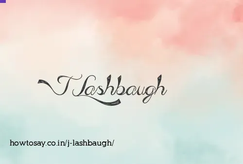 J Lashbaugh