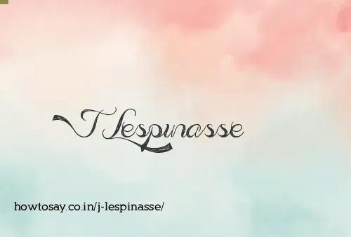 J Lespinasse