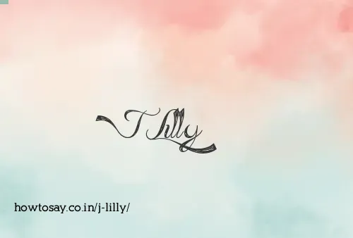 J Lilly