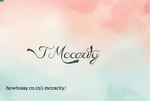J Mccarity