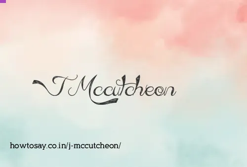 J Mccutcheon