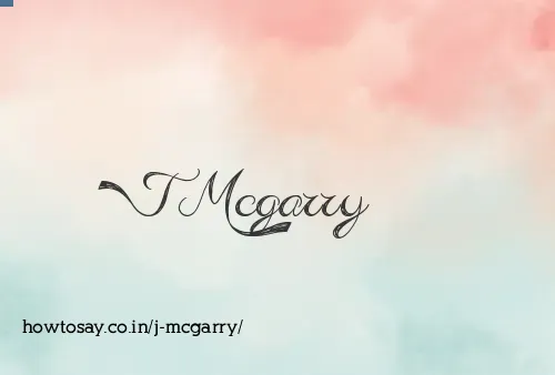 J Mcgarry