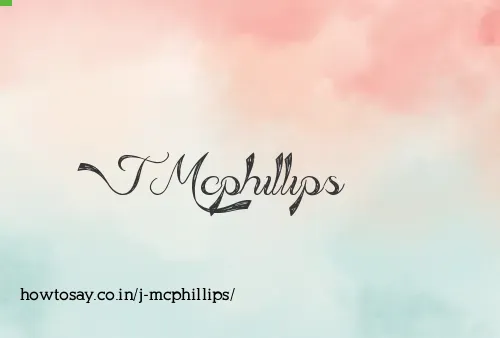 J Mcphillips