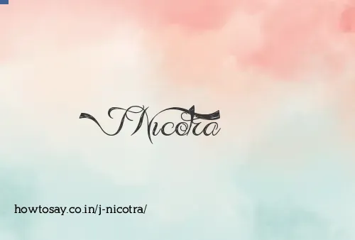 J Nicotra