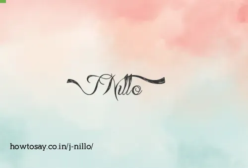 J Nillo