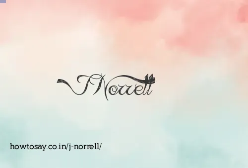 J Norrell