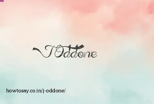 J Oddone