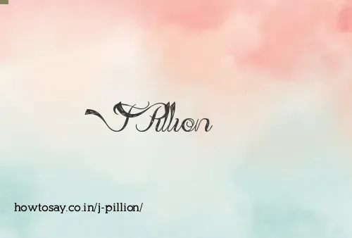 J Pillion