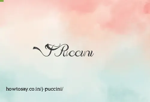J Puccini