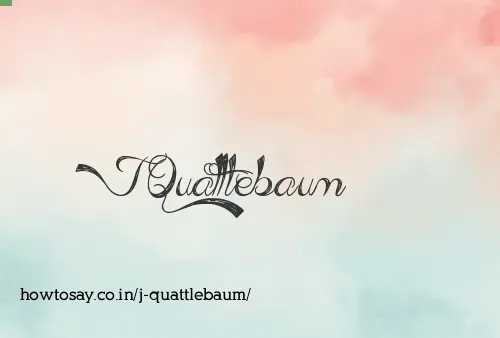 J Quattlebaum