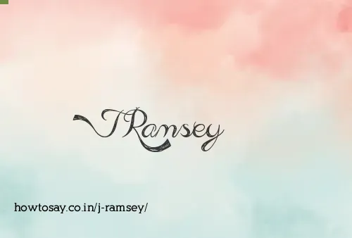 J Ramsey