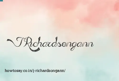 J Richardsongann