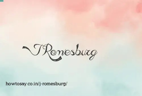 J Romesburg