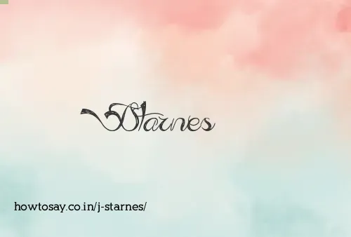 J Starnes