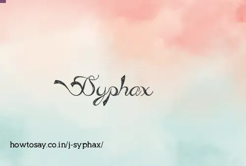J Syphax