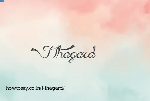 J Thagard