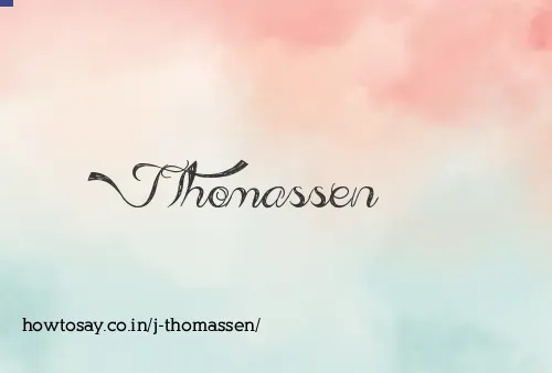 J Thomassen