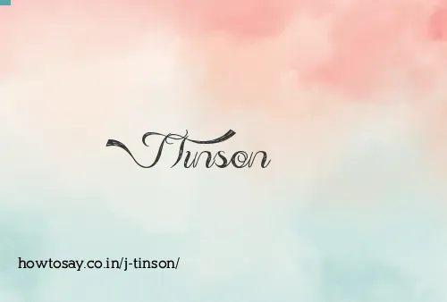 J Tinson