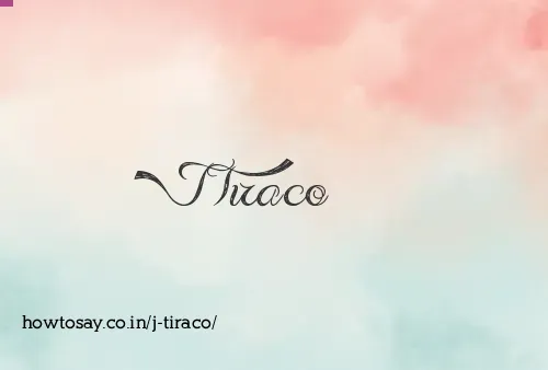 J Tiraco