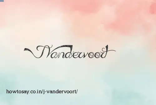 J Vandervoort