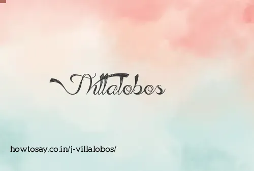 J Villalobos