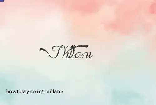 J Villani
