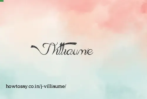 J Villiaume