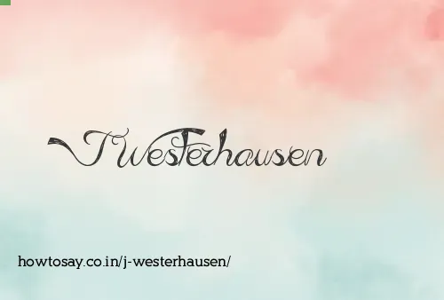 J Westerhausen