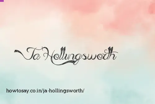Ja Hollingsworth