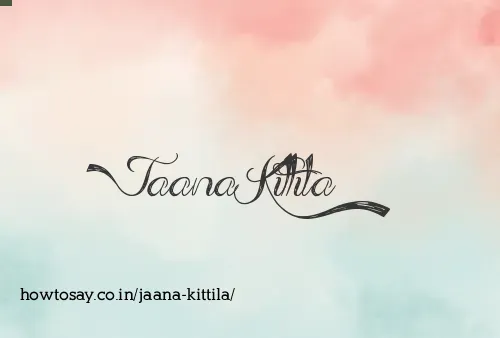 Jaana Kittila