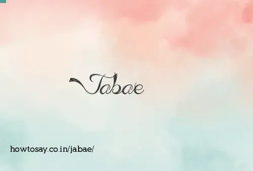 Jabae