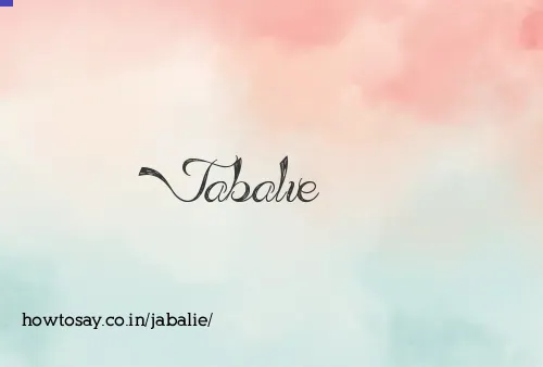 Jabalie