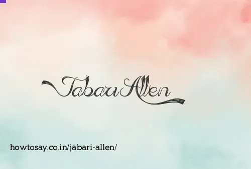Jabari Allen