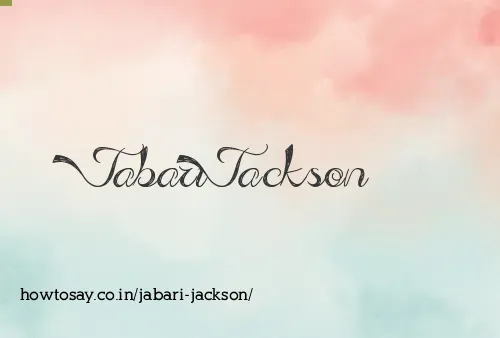 Jabari Jackson