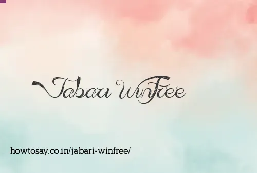 Jabari Winfree